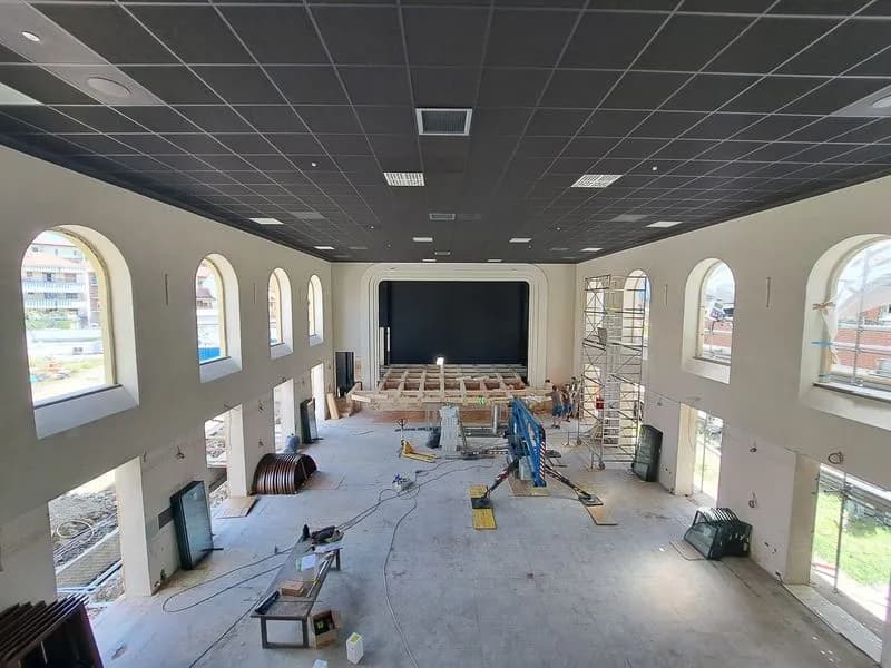 CHIVASSO - Pnrr, proseguono (bene) i lavori del Teatro ex Cinecittà