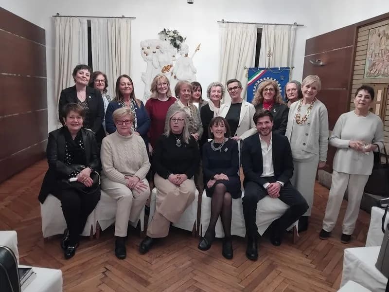 CUORGNE' - Andrea Beltramo ospite del club Inner Wheel - FOTO