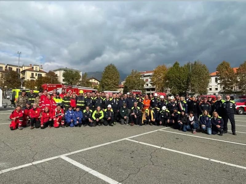 CUORGNE' - Oltre 300 bambini in piazza per «Io non rischio» - FOTO