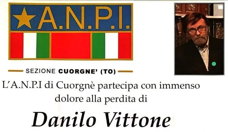 CUORGNE' - Città in lutto per l'addio a Danilo Vittone