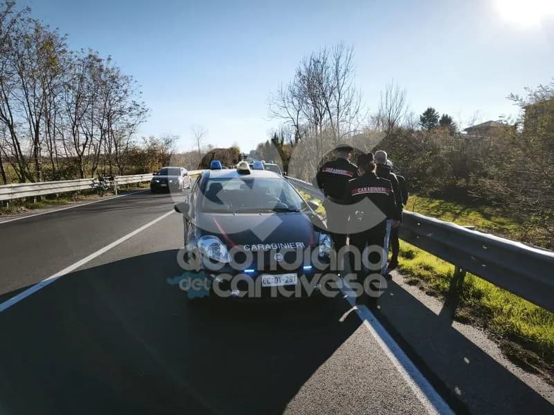 CUORGNE' - Investe un ciclista e se ne va: denunciata una pensionata di Pont Canavese - FOTO