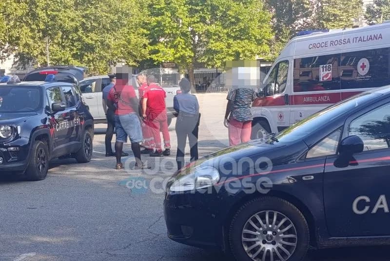 CUORGNE' - Gazzarra in piazza d'Armi, pronto intervento dei carabinieri - FOTO