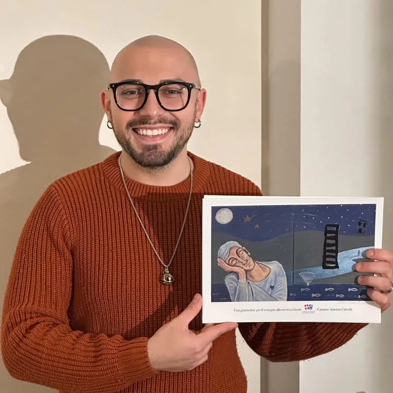 FAVRIA - Le opere di Carvelli aiutano la ricerca sul cancro