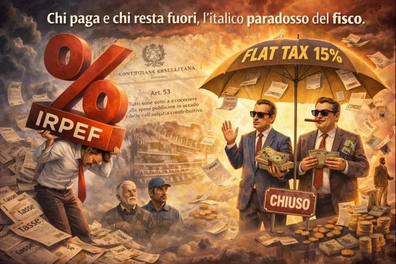 Chi paga e chi resta fuori, l’italico paradosso del fisco