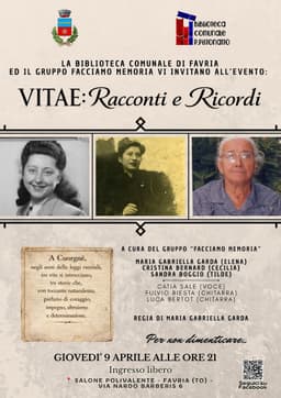 Vitae, il coraggio della memoria che illumina il presente