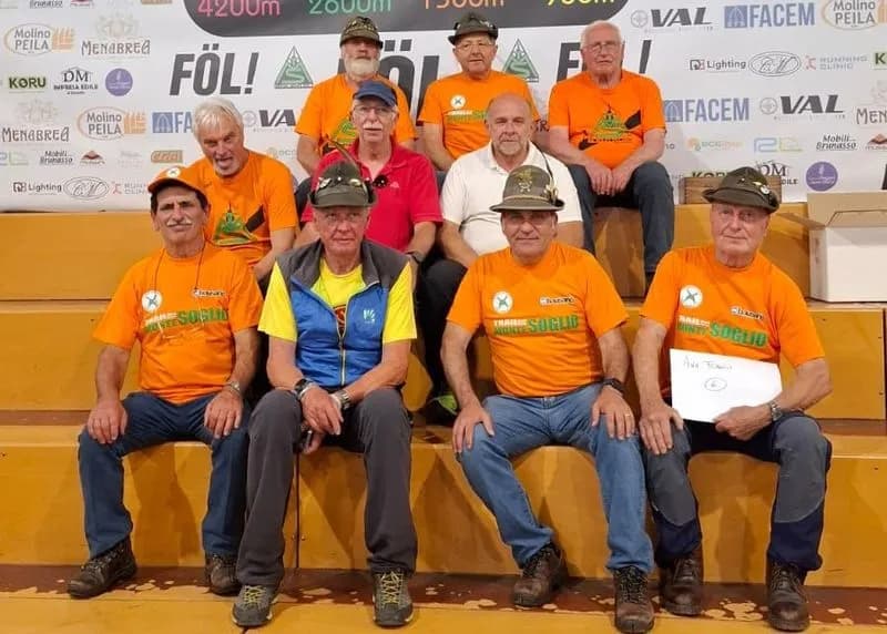 Gli Alpini canavesani della sezione di Torino al Trail del monte Soglio
