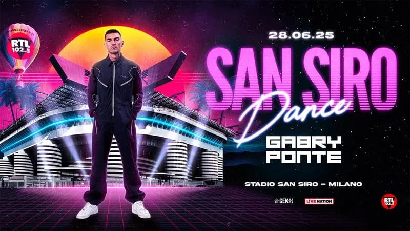 MUSICA – Il torinese Gabry Ponte conquista San Siro