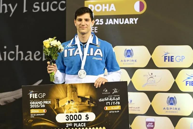 SPORT – Mencarelli illumina Doha e la spada azzurra vola alto
