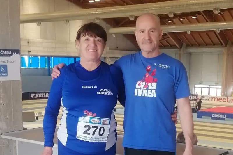 ATLETICA CANAVESANA - Italiani indoor e lanci Master, 15 medaglie per l'Avis: Camoletto poker d'oro