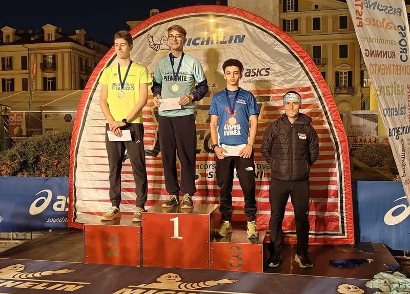 ATLETICA CANAVESANA - Alessandro Cena conquista il titolo piemontese junior sui 10 chilometri