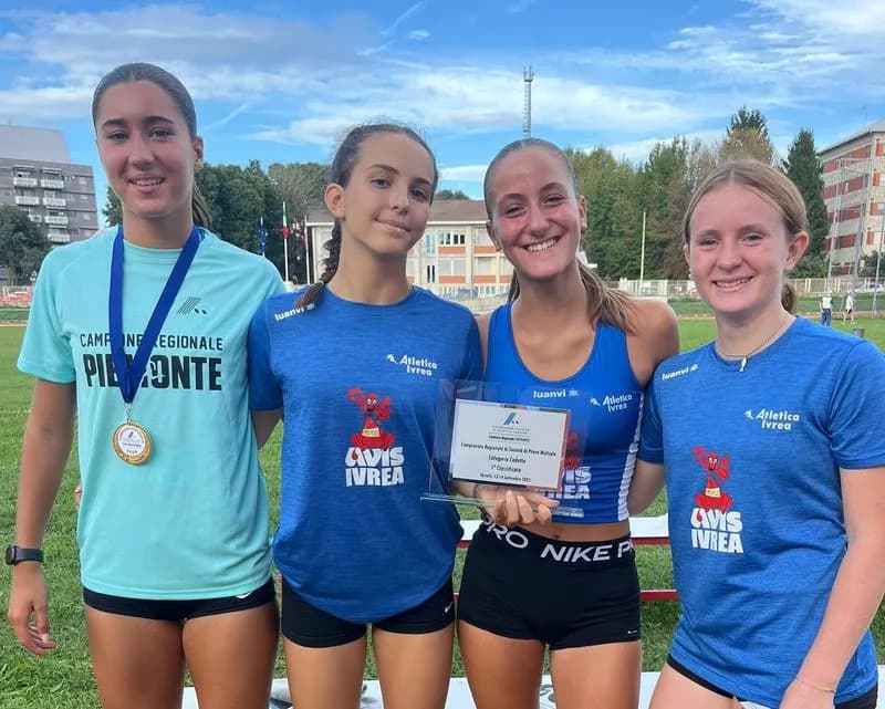 CANAVESE - Strepitose vittorie di Atletica Rivarolo e Avis Ivrea trascinate da Alessia Dova e Nicolò Borello - FOTO