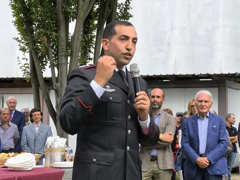 IVREA - Il capitano dei carabinieri, Manuel Grasso, ha salutato il Canavese - FOTO