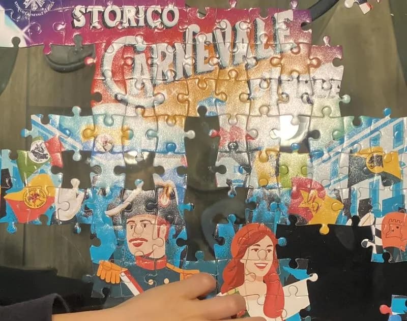 IVREA - Lo storico carnevale è diventato (anche) un puzzle