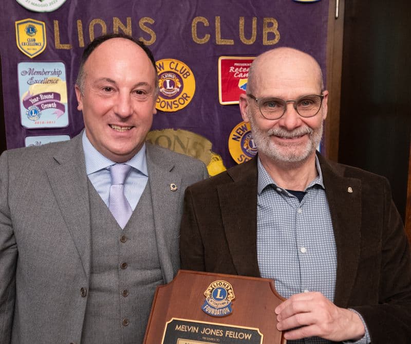 IVREA - Matteo Olivetti premiato dal Lions alto Canavese