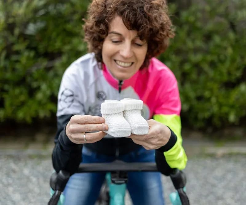 IVREA - La campionessa Paola Gianotti in dolce attesa: «Mia piccola grande bici, aspettami che tra 9 mesi torno in sella»