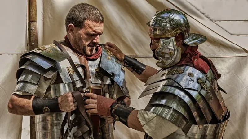 IVREA - La Quarta Legio ha messo in scena la celebrazione del Dies Natalis alla Porta Palatina di Torino - FOTO