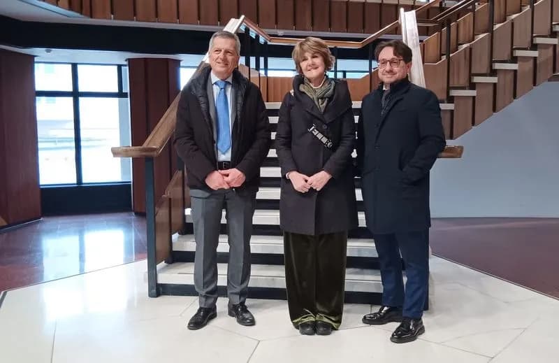 IVREA - Cristina Prandi, rettrice dell'Università di Torino, visita Palazzo Uffici e il Museo Tecnologic@mente