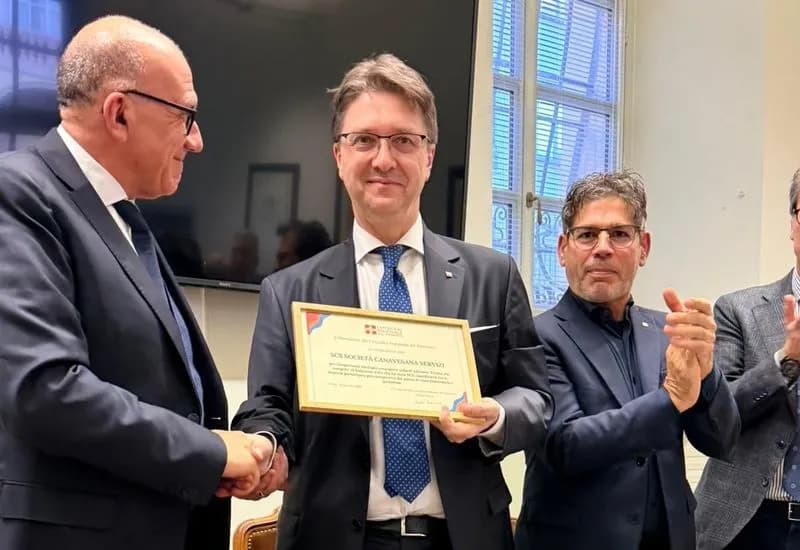 IVREA - Premio Industria Felix a Scs, Bartoli: «Un risultato che testimonia il valore dell'azienda» - FOTO