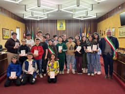 LEINI - Francesco Olmo eletto sindaco dei ragazzi - FOTO