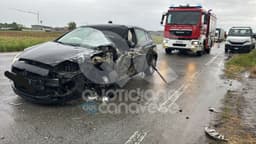 LEINI - Scontro frontale auto-camion in strada Fantasia: una donna ricoverata al Giovanni Bosco