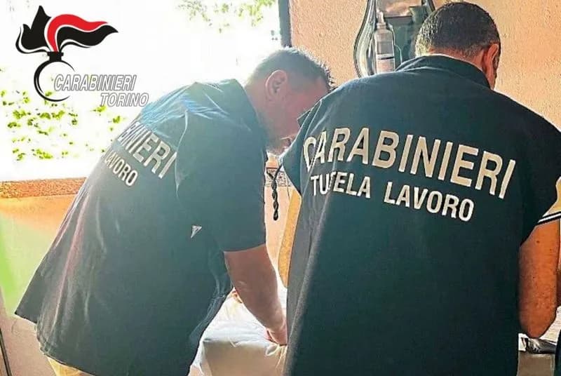 LEINI-MAPPANO - Bar con irregolarità, multe per 4500 euro dopo l'intervento dei carabinieri del Nucleo Ispettorato del Lavoro