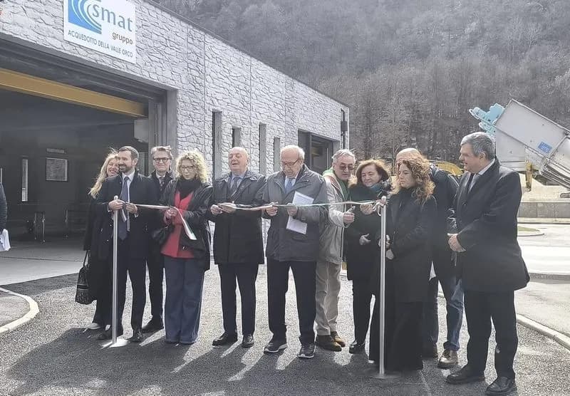 LOCANA - Inaugurato il nuovo acquedotto della Valle Orco: acqua di montagna dai rubinetti di 50 Comuni - FOTO e VIDEO