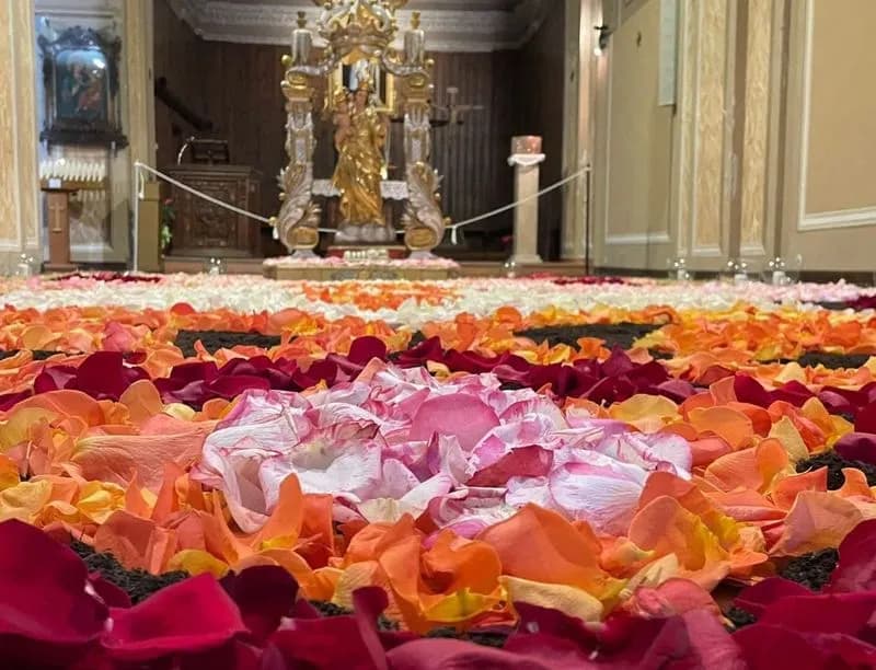 LOCANA - Tutto pronto per la seconda infiorata del Cantellino - FOTO