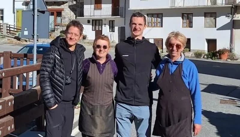NOASCA - Adam Ondra, il più forte arrampicatore di tutti i tempi, ha visitato il paese - FOTO