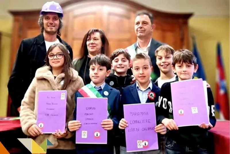 OGLIANICO - Consiglio comunale dei ragazzi: Giorgio è il primo sindaco