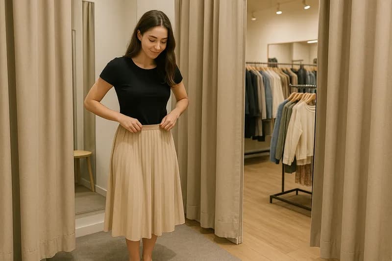 PAVONE CANAVESE - Fotografata mentre si cambia la gonna nel camerino del negozio: caccia al molestatore