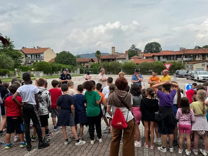 RIVARA - Bimbi protagonisti con la «Bici Patente» per un'estate sicura e divertente - FOTO