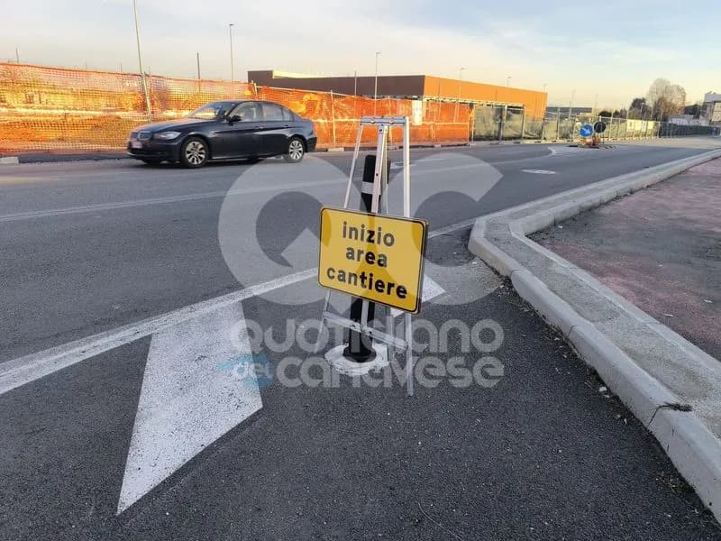 RIVAROLO CANAVESE - Nuovo supermercato, per un paio di settimane sarà meglio non passare in auto in corso Torino