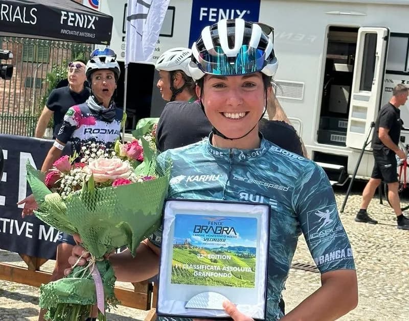 RIVAROLO CANAVESE - Strepitosa impresa di Martina Cavallo: trionfo in rimonta alla Granfondo Bra Bra Fenix - FOTO