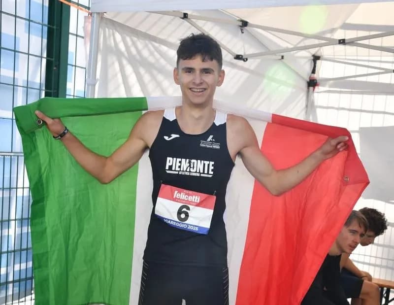RIVAROLO CANAVESE - Impresa di Nicolò Borello, nuovo campione italiano Cadetti nei 300 metri ad ostacoli - FOTO