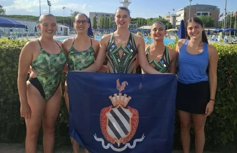 RIVAROLO CANAVESE - Ottimi risultati per il Sincro Nuoto Rivarolo al campionato italiano di Riccione - FOTO