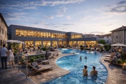 RIVAROLO CANAVESE - Un nuovo centro commerciale nel vecchio ospedale con piscina e Spa: ecco il progetto - FOTO