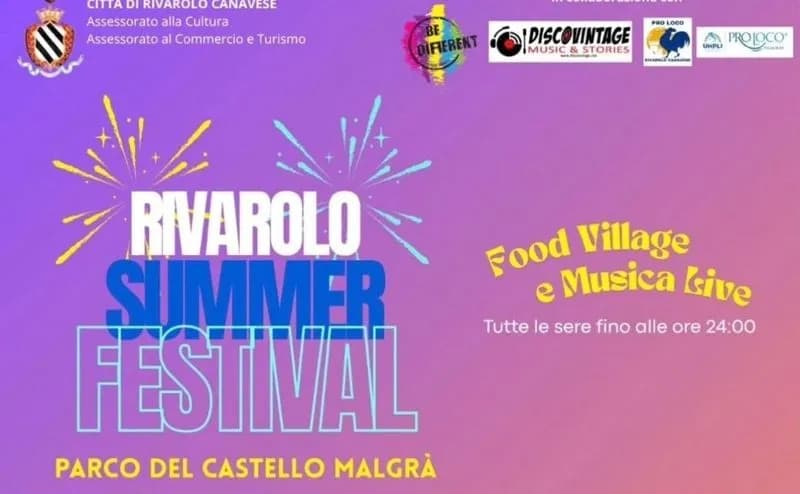RIVAROLO CANAVESE - Il Summer Festival continua anche ad agosto