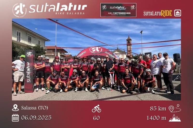 SALASSA - Alla «Sutalatur Ride» con El Diablo Chiappucci e Andrea Devicenzi - FOTO