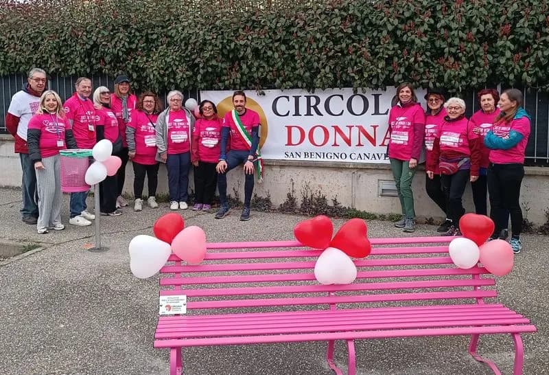SAN BENIGNO CANAVESE - Inaugurato il percorso ciclopedonale donato dal Circolo Donna - FOTO