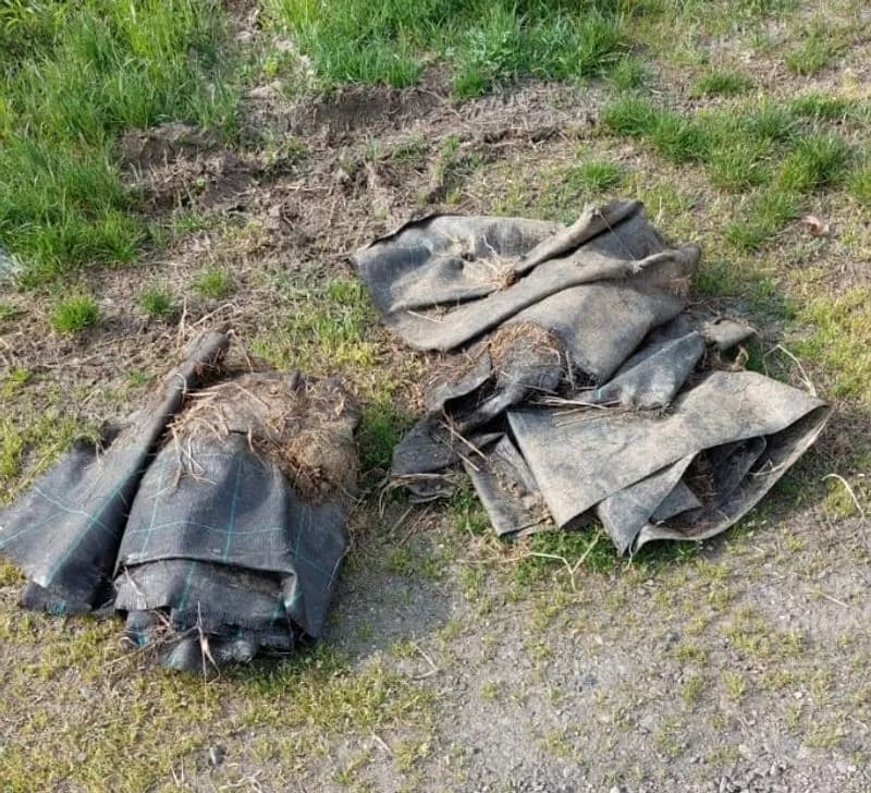 SAN FRANCESCO AL CAMPO - Plastica, teli e spazzatura di ogni genere gettati nella riserva della Vauda - FOTO