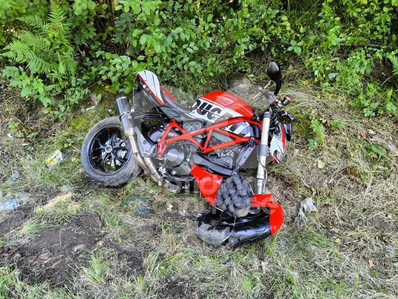 SAN MARTINO CANAVESE - Moto fuori strada, feriti un uomo e una donna di Salassa - FOTO e VIDEO