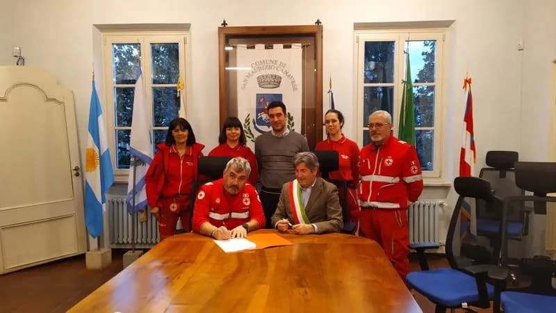 SAN MAURIZIO CANAVESE - La Croce Rossa approda in paese e trova «casa» a Ceretta