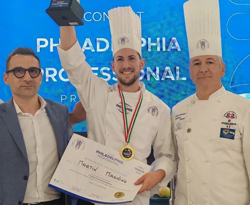 SPARONE - Martin Magnino incoronato re del fingerfood e degli aperitivi: lo chef premiato a Milano - FOTO