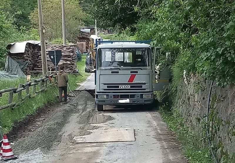 SPARONE-PONT CANAVESE - Lavori per l'acquedotto e strada provinciale chiusa, lamentele nelle frazioni