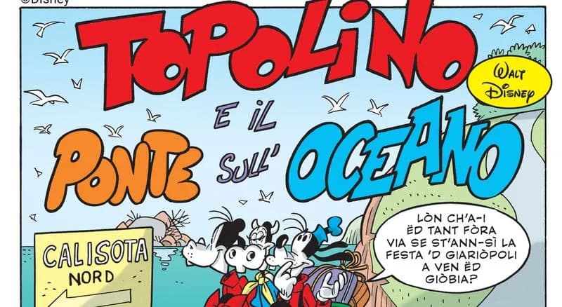 FUMETTI - Anche Topolino parla piemontese