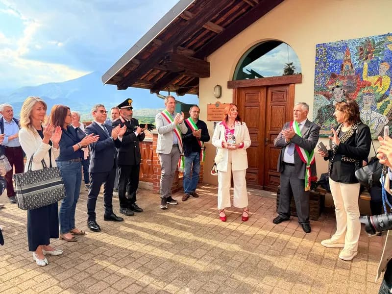 TORRE CANAVESE - Omaggio a Marco Datrino nella pinacoteca Gorbaciova - FOTO