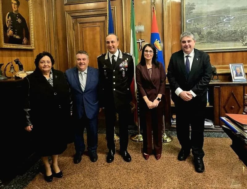 VALPERGA - L'associazione Enzo D'Alessandro e il sindaco hanno incontrato il comandante generale dei carabinieri - FOTO