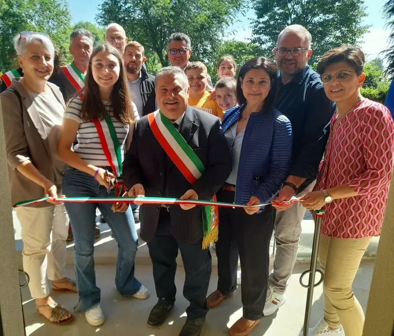 VALPERGA - Inaugurata la nuova mensa scolastica dell'istituto comprensivo - FOTO e VIDEO