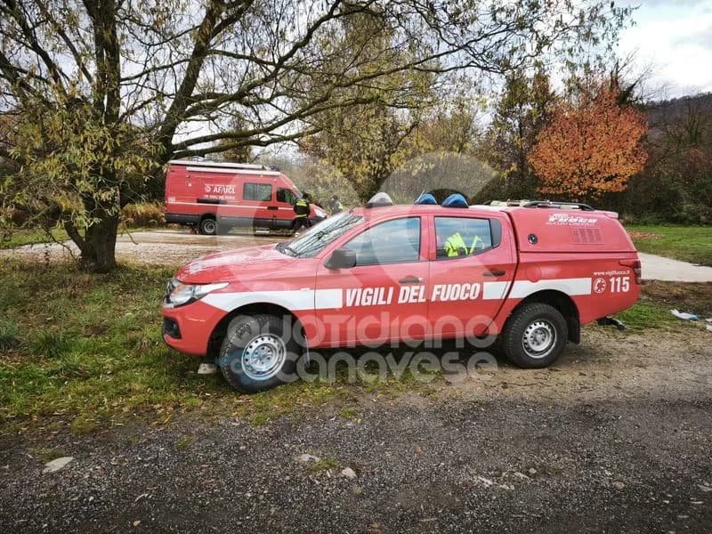VALPERGA - Trovato senza vita l'uomo scomparso nella zona dei laghetti - FOTO