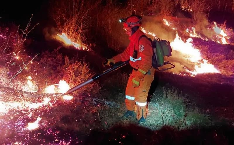 INCENDIO NELLE VAUDE - Rogo doloso, bruciati 5 chilometri quadrati di riserva naturale - FOTO